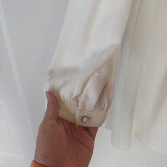 Twelfth Street By Cynthia Vincent Embroidered  Shift Dress Ivory Size Small NWT - Picture 3 of 12